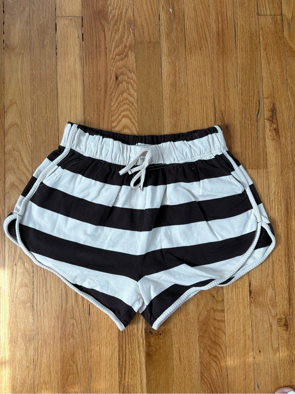 Brown & cream  Striped Women’s Lounge Shorts